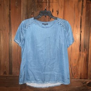 blue jean top size medium